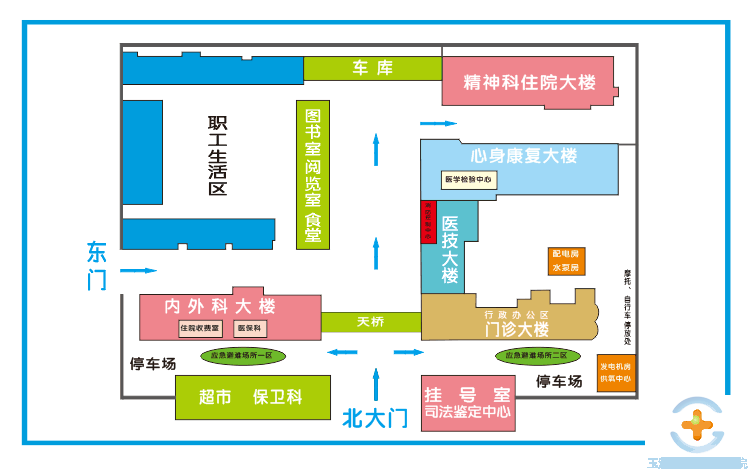 玉溪市第二人民医院门诊布局